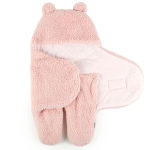 Tadpoles Super Soft Swaddle Sherpa Bunting Pink